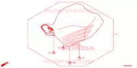 SELLE pour Honda FOURTRAX 500 FOREMAN RUBICON 4X4 AT DCT RED 2019