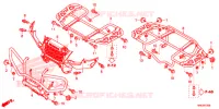 SUPPORT pour Honda FOURTRAX 500 FOREMAN RUBICON 4X4 AT DCT RED 2019