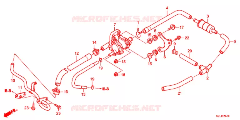FILTRE A AIR - SOUPAPE D'AIR Honda SCOOTER 110 SPACY 2018  NSC110SC