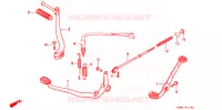 PEDALE   KICK pour Honda LITTLE CUB 50 2001