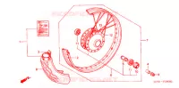 ROUE AVANT pour Honda LITTLE CUB 50 2001