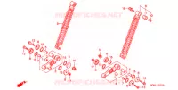 SUSPENSION AVANT pour Honda LITTLE CUB 50 2001