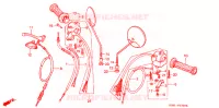 LEVIER DE GUIDON   CABLE   COMMODO pour Honda LITTLE CUB 50 2001