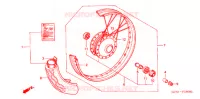 ROUE AVANT pour Honda LITTLE CUB 50 2001