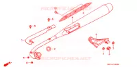 SILENCIEUX D'ECHAPPEMENT pour Honda LITTLE CUB 50 2001