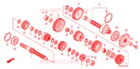 BOITE DE VITESSES pour Honda CB 1100 UP HANDELBAR 2012