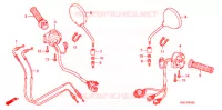 COMMODO   LEVIER   CABLE pour Honda CB 1100 UP HANDELBAR 2012