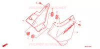 COUVERCLES LATERAUX pour Honda CB 400 SUPER BOL D\'OR Solid color with half cowl 2006