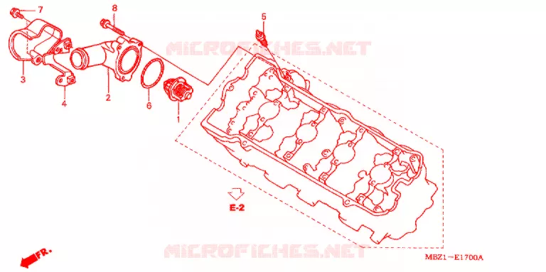 THERMOSTAT Honda MOTO 600 HORNET 1999  CB600FX