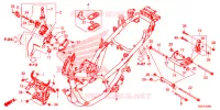CADRE pour Honda FORZA 300 ABS TOP BOX 4ED 2018
