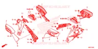 RETROVISEUR pour Honda FORZA 300 ABS TOP BOX 4ED 2018
