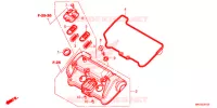 COUVRE CULASSE pour Honda AFRICA TWIN 1000 RALLY RED 2019