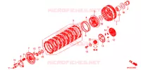 EMBRAYAGE (CRF1000A/A2/AL/AL2) pour Honda AFRICA TWIN 1000 RALLY RED 2019