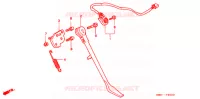 BEQUILLE LATERALE pour Honda SHADOW 400 1997