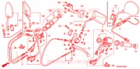 LEVIER DE GUIDON   CABLE   COMMODO pour Honda SHADOW 400 2007