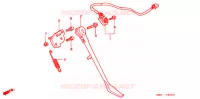 BEQUILLE LATERALE pour Honda SHADOW 400 BLACK 1999