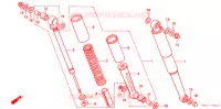 AMORTISSEUR ARRIERE pour Honda CHALY 50 1988