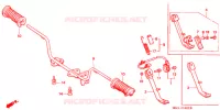 REPOSE PIED pour Honda CHALY 50 1988