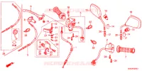 LEVIER DE GUIDON   CABLE   COMMODO pour Honda SUPER CUB 50 PRO -J- 2012