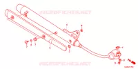 SILENCIEUX D'ECHAPPEMENT pour Honda SUPER CUB 50 PRO -J- 2012