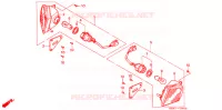 CLIGNOTANT pour Honda FUSION 250 SPECIAL EDITION Without speed warning light 1995