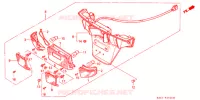 FEU ARRIERE pour Honda FUSION 250 SPECIAL EDITION Without speed warning light 1995