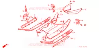 PLANCHER pour Honda FUSION 250 SPECIAL EDITION Without speed warning light 1995