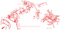 RADIATEUR pour Honda FUSION 250 SPECIAL EDITION Without speed warning light 1995