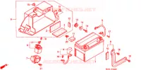 BATTERIE pour Honda XLR 200 R Without speed warning light 1993
