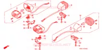 CLIGNOTANT pour Honda XLR 200 R Without speed warning light 1993