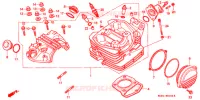 CULASSE pour Honda XLR 200 R Without speed warning light 1993