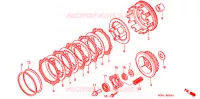 EMBRAYAGE pour Honda XLR 200 R Without speed warning light 1993