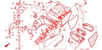 FILTRE A AIR (3) (RM/R3M/RN/R3N/RP/RR/R3R) pour Honda XLR 250 R 1991