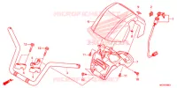 GUIDON pour Honda FOURTRAX 420 RANCHER 4X4 AT IRS EPS ESP 2019