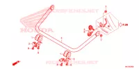 BARRE ANTI ROULIS pour Honda FOURTRAX 420 RANCHER 4X4 AT IRS EPS ESP 2019