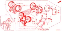 COMPTEUR pour Honda CB 1100 EX RED 2019