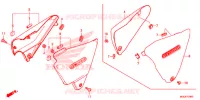 COUVERCLES LATERAUX pour Honda CB 1100 EX RED 2019