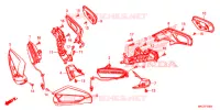CLIGNOTANT   RETROVISEUR pour Honda GL 1800 GOLD WING TOUR DCT 2019