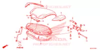 COUVERCLE DE COFFRE pour Honda NC 750 S ABS 2019