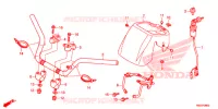 GUIDON pour Honda TRX 250 FOURTRAX RECON Electric Shift 2019