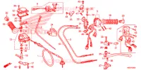 LEVIER DE GUIDON   CABLE   COMMODO pour Honda TRX 250 FOURTRAX RECON Electric Shift 2019
