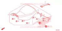 SELLE pour Honda TRX 250 FOURTRAX RECON Electric Shift 2019