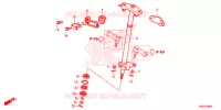 ARBRE DE DIRECTION pour Honda TRX 250 FOURTRAX RECON Electric Shift 2018