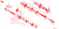 BOITE DE VITESSES pour Honda TRX 250 FOURTRAX RECON Electric Shift 2018