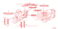 AUTOCOLLANTS pour Honda SH 125 ABS D 2ED 2020