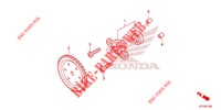 POMPE A HUILE pour Honda SH 125 ABS D 2ED 2020