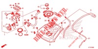 RESERVOIR A CARBURANT pour Honda SH 125 ABS D 2ED 2020