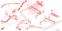 PEDALE   REPOSE PIED pour Honda FOURTRAX 500 FOREMAN 4X4 ES PS 2017