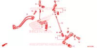 PEDALE pour Honda AFRICA TWIN 1000 DCT LOWER 2019