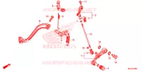 PEDALE pour Honda AFRICA TWIN 1000 DCT RALLY RED 2019